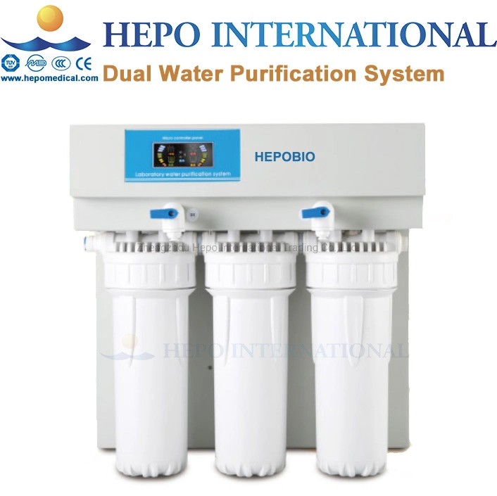 Low Power Stainless Steel Deionizing Ultrapure RO Water Purification System with UV