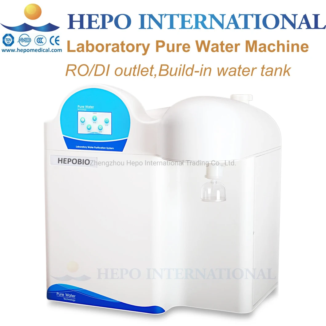 Low Power Stainless Steel Deionizing Ultrapure RO Water Purification System with UV