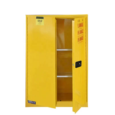 Gabinete de seguridad inflamable de alta calidad - Gabinete de seguridad de laboratorio amarillo para almacenamiento